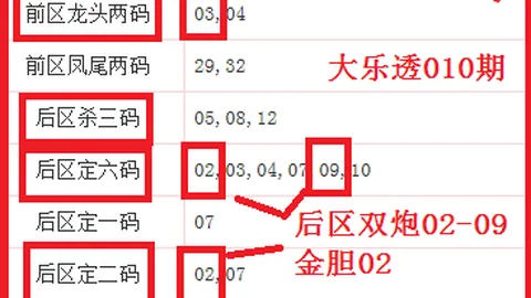 【生肖彩运大揭秘】2026016期大乐透后区三胆必中：08、09、10，彩民必看！